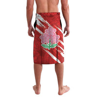 Custom Rugby Japan Lavalava The Champion Brave Blossoms Red Color - Wonder Print Shop