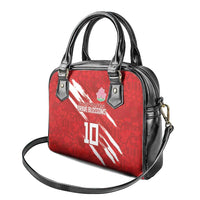Custom Rugby Japan Shoulder Handbag The Champion Brave Blossoms Red Color - Wonder Print Shop