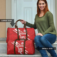 Custom Rugby Japan Travel Bag The Champion Brave Blossoms Red Color - Wonder Print Shop