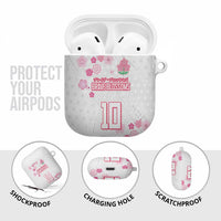 Custom Rugby Japan AirPods Case The Champion Brave Blossoms White Color - Wonder Print Shop