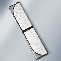 Custom Rugby Japan Auto Sun Shade The Champion Brave Blossoms White Color - Wonder Print Shop