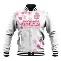 Custom Rugby Japan Baseball Jacket The Champion Brave Blossoms White Color - Wonder Print Shop