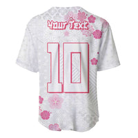 Custom Rugby Japan Baseball Jersey The Champion Brave Blossoms White Color - Wonder Print Shop