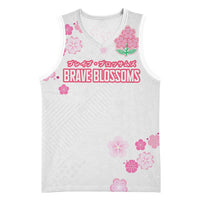 Custom Rugby Japan Basketball Jersey The Champion Brave Blossoms White Color - Wonder Print Shop