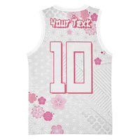 Custom Rugby Japan Basketball Jersey The Champion Brave Blossoms White Color - Wonder Print Shop