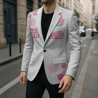 Custom Rugby Japan Blazer The Champion Brave Blossoms White Color - Wonder Print Shop