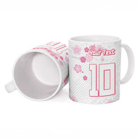 Custom Rugby Japan Ceramic Mug The Champion Brave Blossoms White Color - Wonder Print Shop