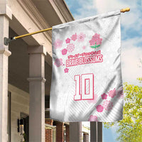 Custom Rugby Japan Garden Flag The Champion Brave Blossoms White Color - Wonder Print Shop