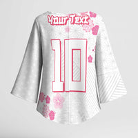 Custom Rugby Japan Kimono Sleeve Blouse The Champion Brave Blossoms White Color - Wonder Print Shop