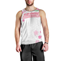 Custom Rugby Japan Men Tank Top The Champion Brave Blossoms White Color - Wonder Print Shop
