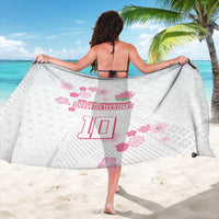 Custom Rugby Japan Sarong The Champion Brave Blossoms White Color - Wonder Print Shop