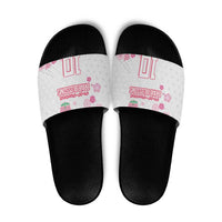 Custom Rugby Japan Slide Sandals The Champion Brave Blossoms White Color - Wonder Print Shop