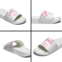 Custom Rugby Japan Slide Sandals The Champion Brave Blossoms White Color - Wonder Print Shop