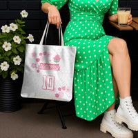 Custom Rugby Japan Tote Bag The Champion Brave Blossoms White Color - Wonder Print Shop