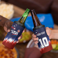 Custom Rugby USA 4 in 1 Can Cooler Tumbler American Icon - Wonder Print Shop