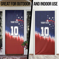 Custom Rugby USA Door Cover American Icon - Wonder Print Shop