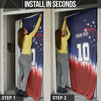 Custom Rugby USA Door Cover American Icon - Wonder Print Shop