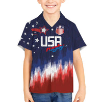 Custom Rugby USA Family Matching Summer Maxi Dress and Hawaiian Shirt American Icon - Wonder Print Shop