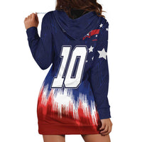 Custom Rugby USA Hoodie Dress American Icon - Wonder Print Shop