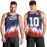 Custom Rugby USA Men Tank Top American Icon - Wonder Print Shop