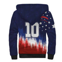 Custom Rugby USA Sherpa Hoodie American Icon - Wonder Print Shop