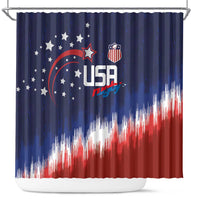 Rugby USA Shower Curtain American Icon - Wonder Print Shop