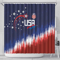 Rugby USA Shower Curtain American Icon - Wonder Print Shop