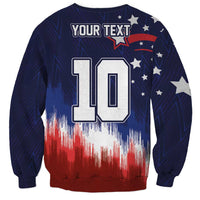 Custom Rugby USA Sweatshirt American Icon - Wonder Print Shop