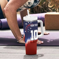 Custom Rugby USA Tumbler With Handle American Icon - Wonder Print Shop
