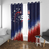 Rugby USA Window Curtain American Icon - Wonder Print Shop