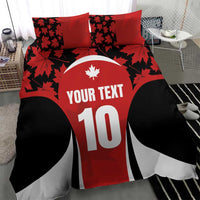 Custom Canada Pacific Rugby 2024 Bedding Set Maple Pattern Jersey - Wonder Print Shop