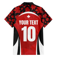 Custom Canada Pacific Rugby 2024 Family Matching Off The Shoulder Long Sleeve Dress and Hawaiian Shirt Maple Pattern Jersey - Wonder Print Shop