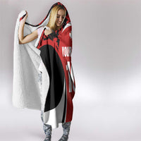 Custom Canada Pacific Rugby 2024 Hooded Blanket Maple Pattern Jersey