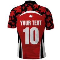 Custom Canada Pacific Rugby 2024 Polo Shirt Maple Pattern Jersey - Wonder Print Shop