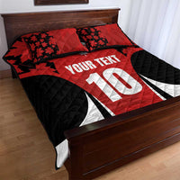 Custom Canada Pacific Rugby 2024 Quilt Bed Set Maple Pattern Jersey - Wonder Print Shop