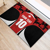 Custom Canada Pacific Rugby 2024 Rubber Doormat Maple Pattern Jersey - Wonder Print Shop