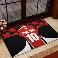 Custom Canada Pacific Rugby 2024 Rubber Doormat Maple Pattern Jersey - Wonder Print Shop
