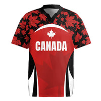 Custom Canada Pacific Rugby 2024 Rugby Jersey Maple Pattern Jersey - Wonder Print Shop