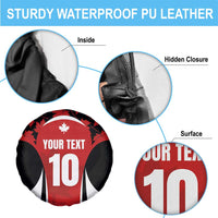Custom Canada Pacific Rugby 2024 Spare Tire Cover Maple Pattern Jersey - Wonder Print Shop