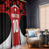 Custom Canada Pacific Rugby 2024 Window Curtain Maple Pattern Jersey - Wonder Print Shop