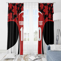 Custom Canada Pacific Rugby 2024 Window Curtain Maple Pattern Jersey - Wonder Print Shop