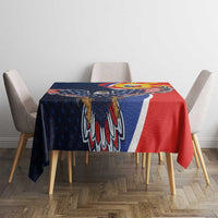 Filipino American History Month Tablecloth USA Eagle and Philippines Sun Symbol with National Flag - Wonder Print Shop