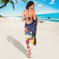 Filipino American History Month Sarong USA Eagle and Philippines Coat of Arms Symbol with National Flag - Wonder Print Shop