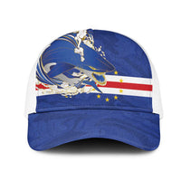 Cape Verde National Football Baseball Net Cap Glory Blue Sharks - Wonder Print Shop