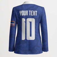 Custom Cape Verde National Football Blazer Glory Blue Sharks - Wonder Print Shop