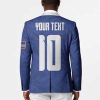 Custom Cape Verde National Football Blazer Glory Blue Sharks - Wonder Print Shop