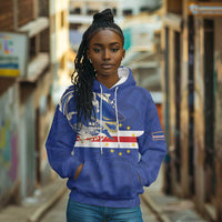 Custom Cape Verde National Football Hoodie Glory Blue Sharks - Wonder Print Shop