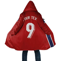 Custom Norway Football Cloak Cross Nordic Knot Pattern National Flag Style