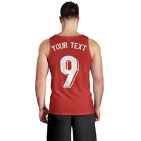 Custom Norway Football Men Tank Top Cross Nordic Knot Pattern National Flag Style