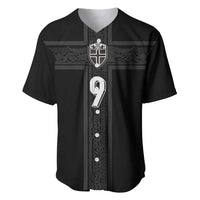 Custom Norway Football Baseball Jersey Cross Nordic Knot Pattern